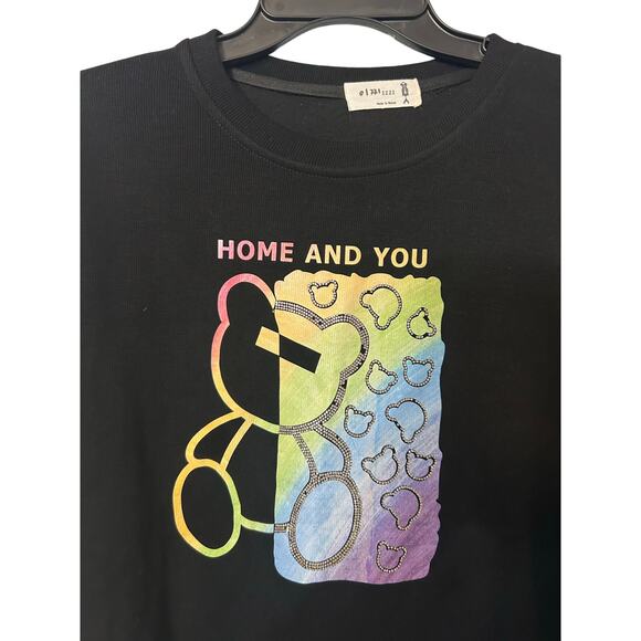 Bear Sweatshirt Graphic Crewneck Pullover Jacket - Picture 2 of 5